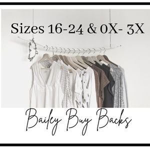Sizes 0x to 3X and 16-24